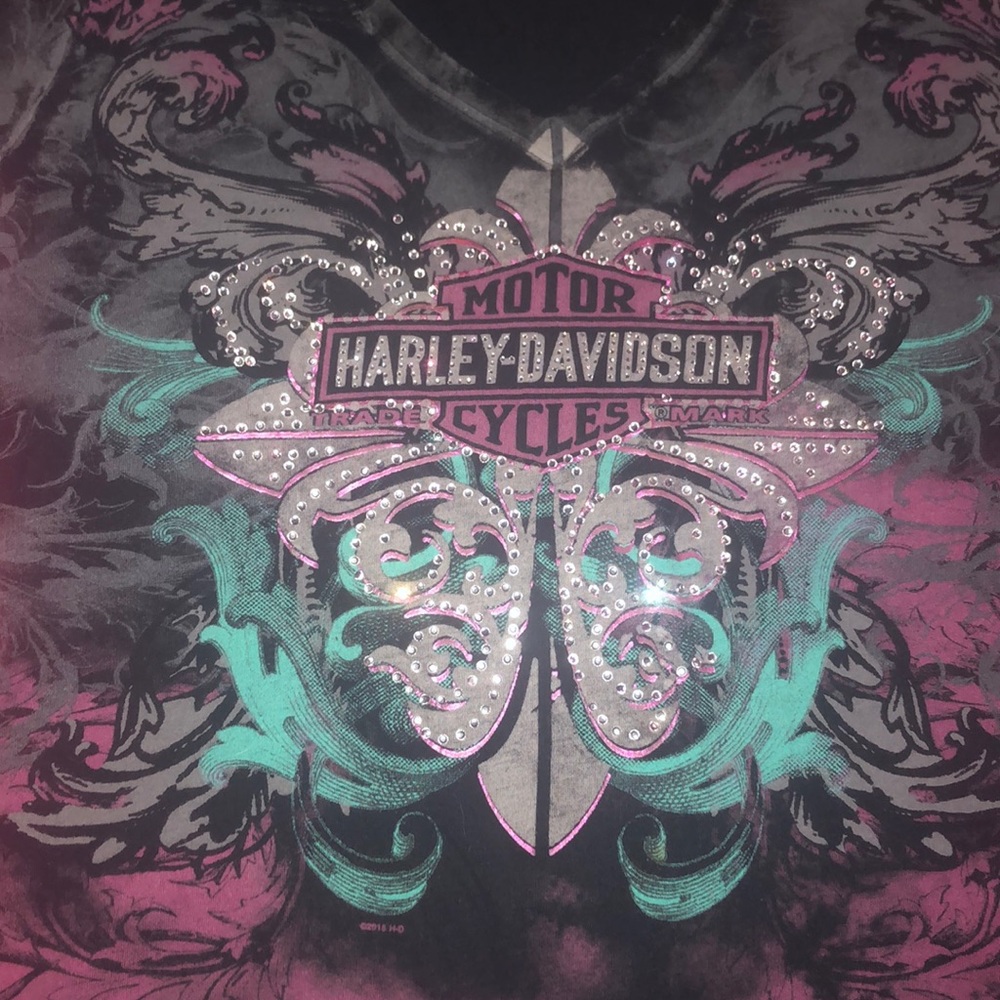 Bling Harley Davidson shirt